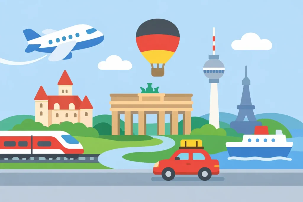 germaniyga kelish yollari